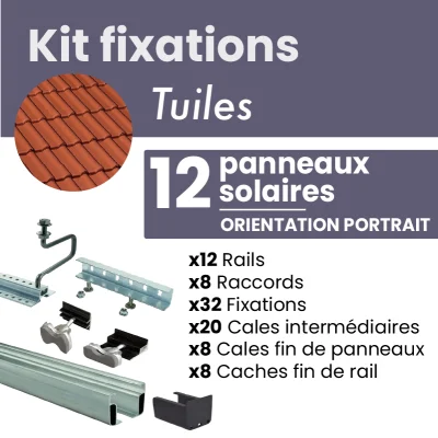 Kit de fixation NOIR pour...