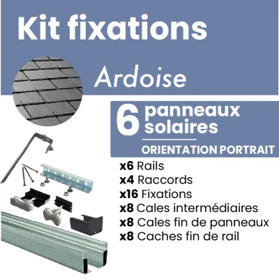 Kit de fixation pour 6...