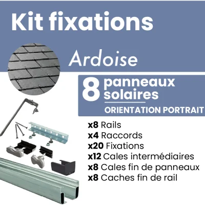 Kit de fixation pour 8...