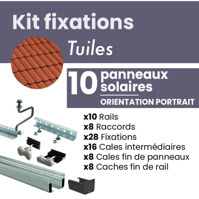 Kit de fixation NOIR pour...