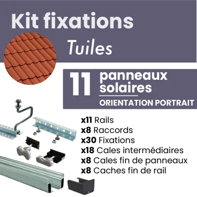 Kit de fixation NOIR pour...