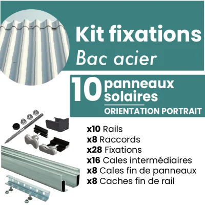 Kit de fixation NOIR pour...