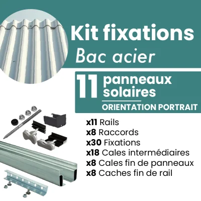 Kit de fixation NOIR pour...