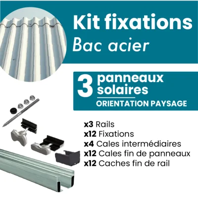 Kit de fixation NOIR ou...