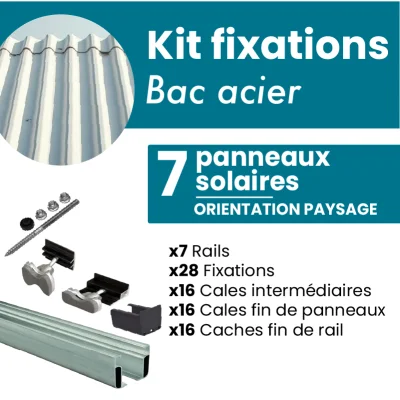 Kit de fixation NOIR ou...