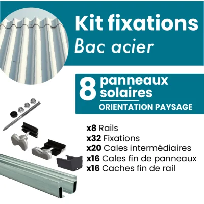 Kit de fixation NOIR ou...