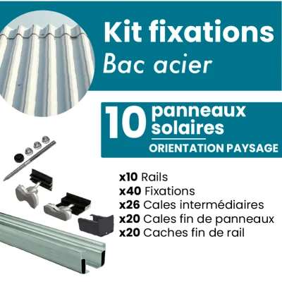 Kit de fixation NOIR ou...