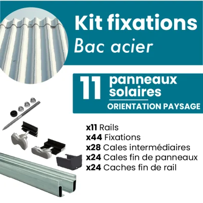 Kit de fixation NOIR ou...