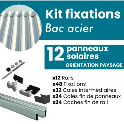 Kit de fixation NOIR ou...