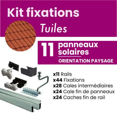Kit de fixation NOIR pour...