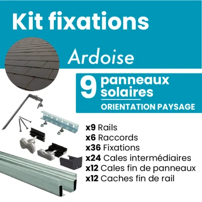 Kit de fixation pour 9...