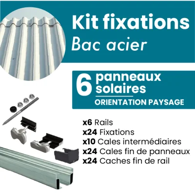 Kit de fixation NOIR ou...