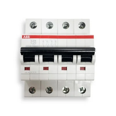 Disjoncteur 4P 20A - Courbe...