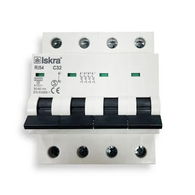 Disjoncteur 6kA 4P 32A -...